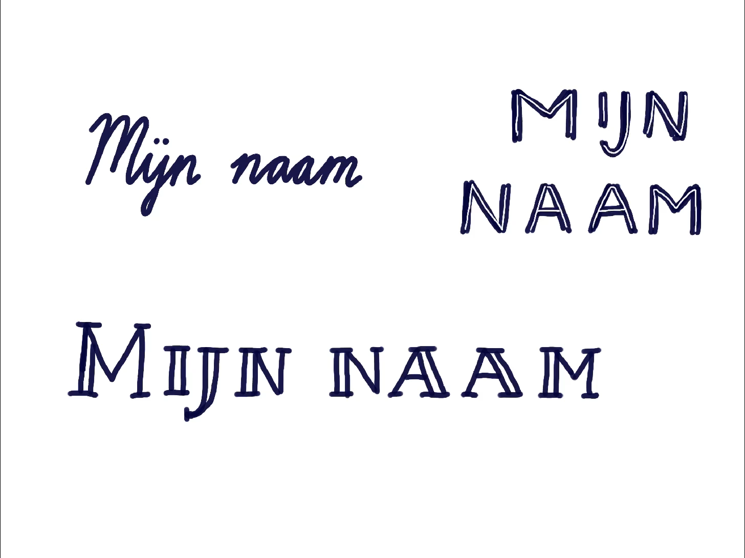 Afbeelding voor minicursus Handlettering