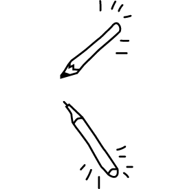 Illustratie van een potlood